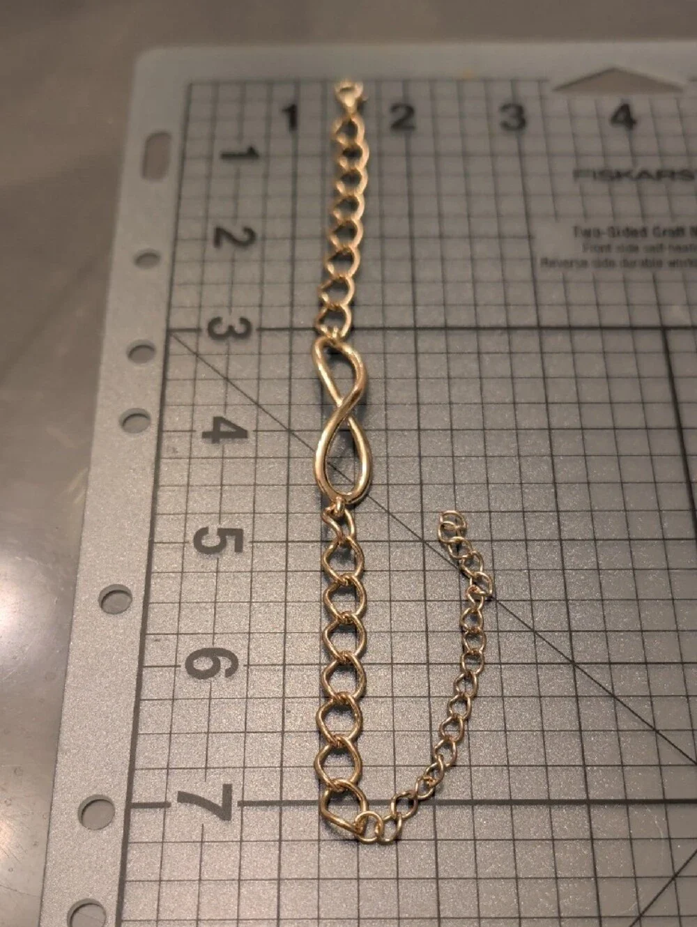 Gold Tone Infinity Link Bracelet - Women Jewelry